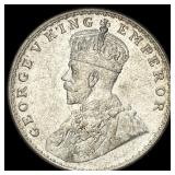 1919 India Silver 1 Rupee UNCIRCULATED