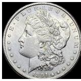 1891-S Silver Morgan Dollar CLOSELY UNCIRCULATED