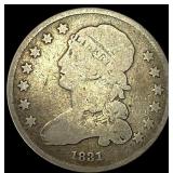 1831 Capped Bust Silver Quarter NICELY CIRCULATED