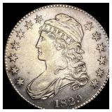 1829 Capped Bust Half Dollar CLOSELY  UNCIRCULATE