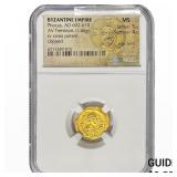 Byzantine Phocas, AD 602-610 Gold Tremissis 1.46G