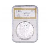 1991 Silver Eagle PGA MS70