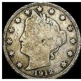 1912-S Liberty Head Nickel NICELY CIRCULATED