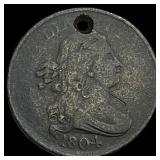 1804 Draped Bust Half Cent HIGH GRADE