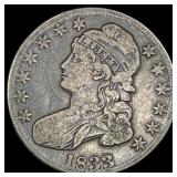 1833 Capped Bust Half Dollar ABOUT UNCIRCULATED