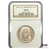 1946-S Washington Silver Half Dollar NGC MS66