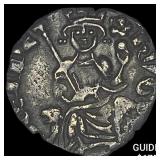 [1324-1359] Cyprus Hugh IV Silver 1/2 Gros NEARLY