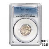 1936-D Buffalo Nickel PCGS MS64