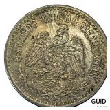 1907 Mexico 50 Centavos CLOSELY UNCIRCULATED
