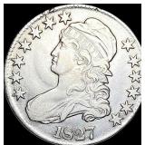 1827 Capped Bust Half Dollar LIGHTLY CIRCULATED