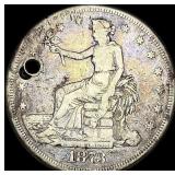 1873-CC Silver Trade Dollar NICELY CIRCULATED