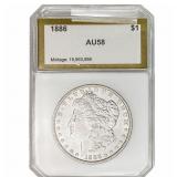 1886 Morgan Silver Dollar PCI AU58
