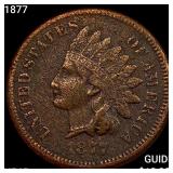 1877 Indian Head Cent NEARLY UNCIRCULATED