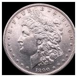 1890-S Silver Morgan Dollar CLOSELY UNCIRCULATED