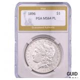 1896 Morgan Silver Dollar PGA MS64 PL