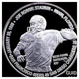 1995 Super Bowl XXIX 2 oz Silver Medal