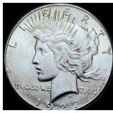 1927 Peace Silver Dollar CHOICE AU