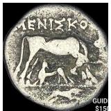 260-167/98 BC Illyria Silver Drachm NEARLY UNCIRCU