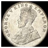 1919 British-India SIlver Rupee UNCIRCULATED