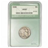 1936 Buffalo Nickel NTC MS67