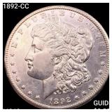 1892-CC Morgan Silver Dollar UNCIRCULATED