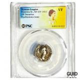 Roman Faustina Sr.,AD 138-140/1 AR Denarius PNC V