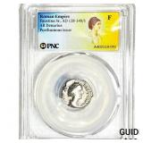 Roman Faustina Sr.,AD 138-140/1 AR Denarius PNC F