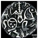 700-1000 AD India Rajput Silver Jital NEARLY UNCIR