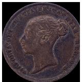 1850 Great Britain Silver Sixpence ABOUT UNCIRCULA