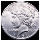 1935-S Silver Peace Dollar CLOSELY UNCIRCULATED