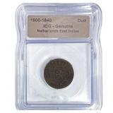 Netherlands East Indies Duit ICG Genuine