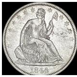1844-O Silver Half Dollar CLOSELY UNCIRCULATED