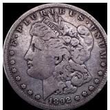 1892-S Silver Morgan Dollar ABOUT UNCIRCULATED