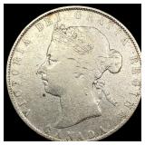 1870 Canada Silver 50 Cents LIGHTLY CIRCULATED