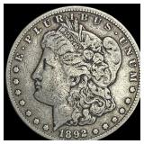 1892-CC Silver Morgan Dollar ABOUT UNCIRCULATED