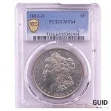 1882-O Morgan Silver Dollar PCGS MS64
