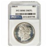 1886-S Morgan Silver Dollar PCI MS65 DMPL