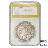 1904-S Morgan Silver Dollar PGA XF45