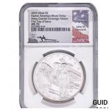 2025 Silver Bison $1 NGC MS70
