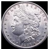 1897-S Silver Morgan Dollar CLOSELY UNCIRCULATED