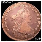 1806/Inv 6 Draped Bust Half Dollar NEARLY UNCIRCUL