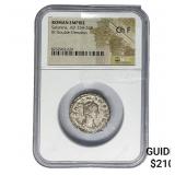 Roman Salonina, AD 254-268 BI Dbl-Denarius NGC