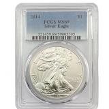 2014 Silver Eagle PCGS MS69