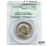 1936 Robinson Half Dollar PCGS MS63