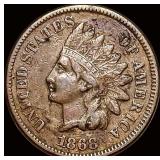 1868 Indian Head Cent LIGHTLY CIRCULATED