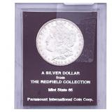 1882-CC Morgan Silver Dollar Redfield MS65