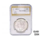 1881-S Morgan Silver Dollar PGA MS63