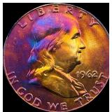 1962-D Silver Half Dollar Franklin UNCIRCULATED