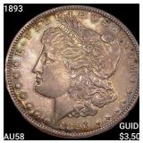 1893 Morgan Silver Dollar CHOICE AU