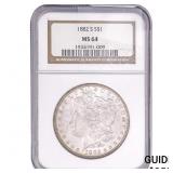 1882-S Morgan Silver Dollar NGC MS64